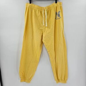 Hurley sweats pants xl yellow comfy lounge gym workout